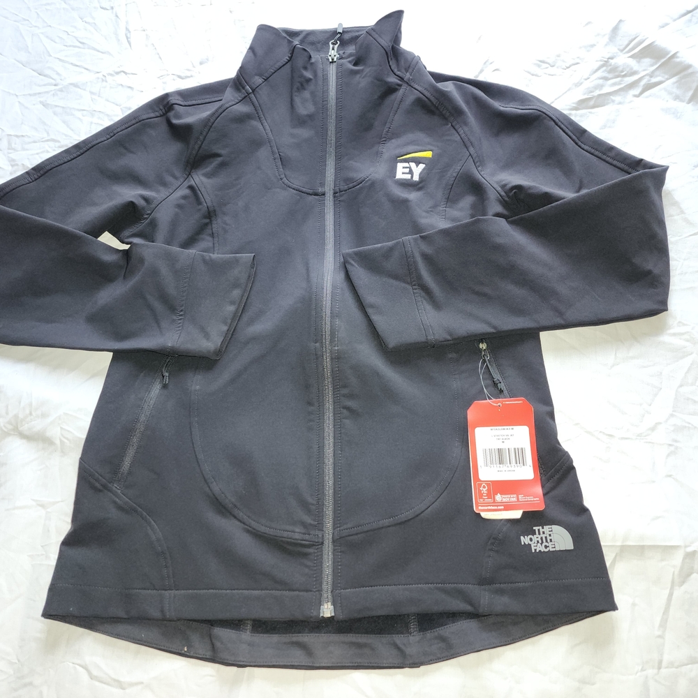 The North Face Women's WINDWALL STRETCH SS Black Jacket SIZE MEDIUM NWT!!!...